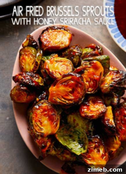 Honey Baked Ham in the Air Fryer 6 Air Fryer Brussels Sprouts with Honey Sriracha Sauce