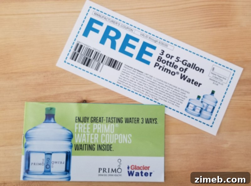 coupons for drinking water - how to stay hydrated