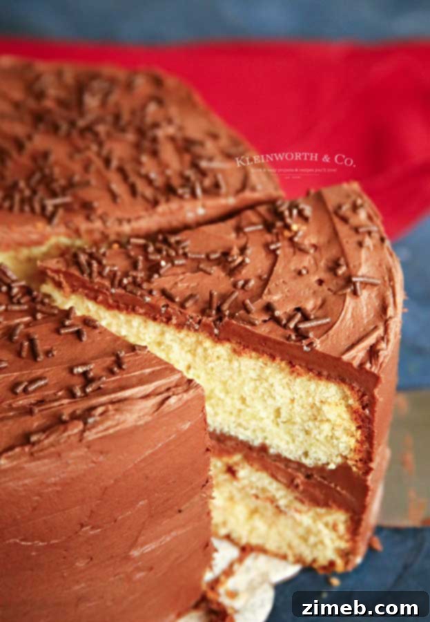 Perfect Yellow Cake 8 Birthday cake: a perfect Best Yellow Cake Recipe for any celebration.
