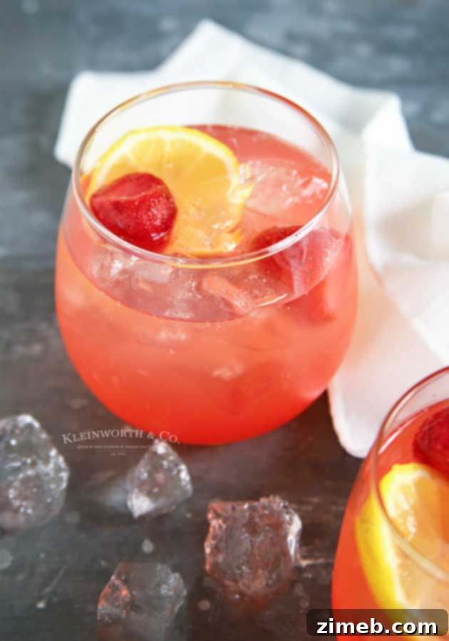 Sun-Kissed Peach Strawberry Lemonade 5 How to make Peach Strawberry Lemonade quickly