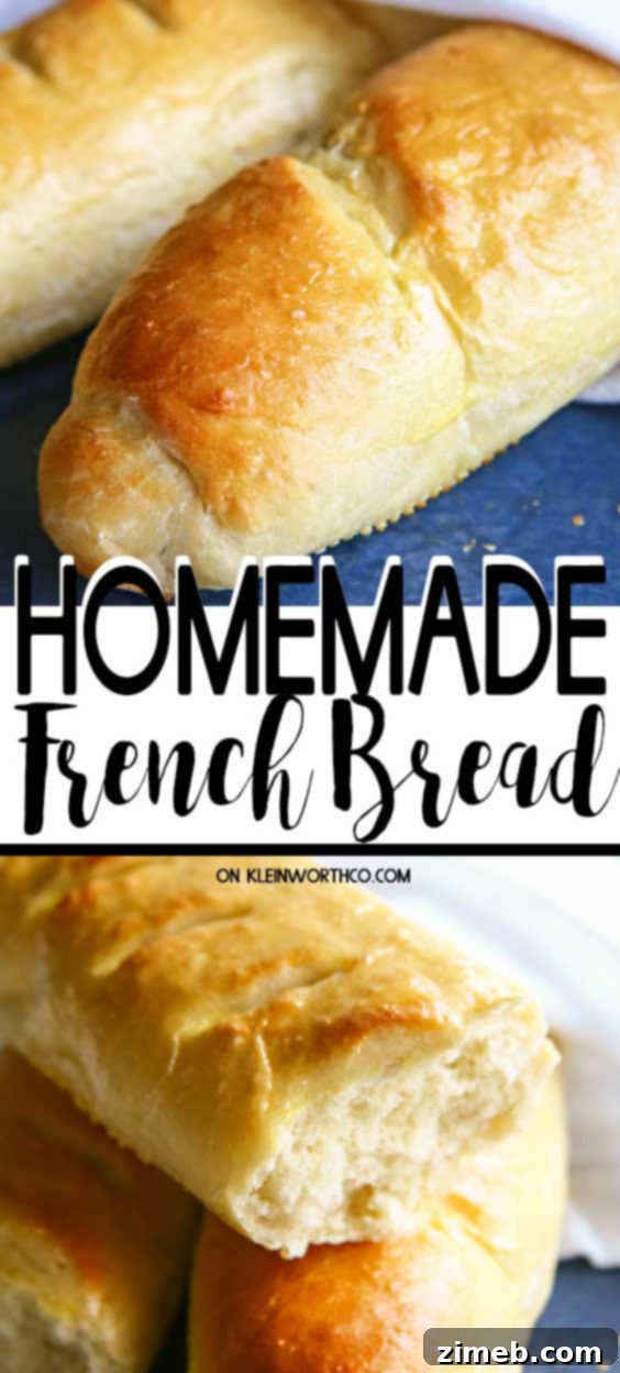 Crafting Classic French Bread 2 Homemade French Bread, a quick and easy recipe for a golden crust and soft interior