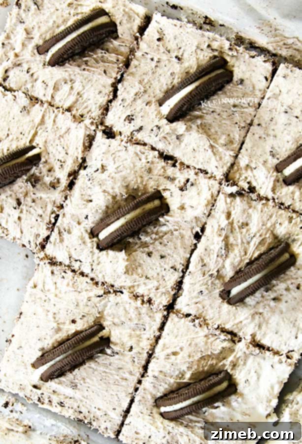 no bake oreo bars - No-Bake Oreo Cheesecake
