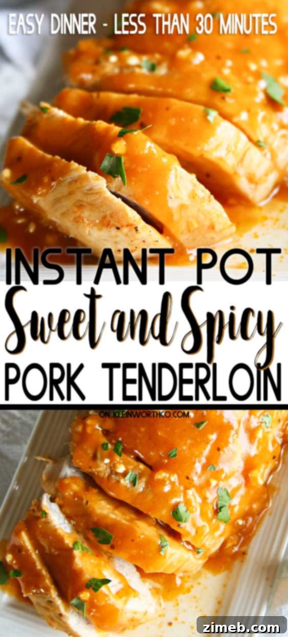 Sweet and Spicy Instant Pot Pork 2 Instant Pot Sweet & Spicy Pork Tenderloin – A Fast & Flavorful Pressure Cooker Recipe