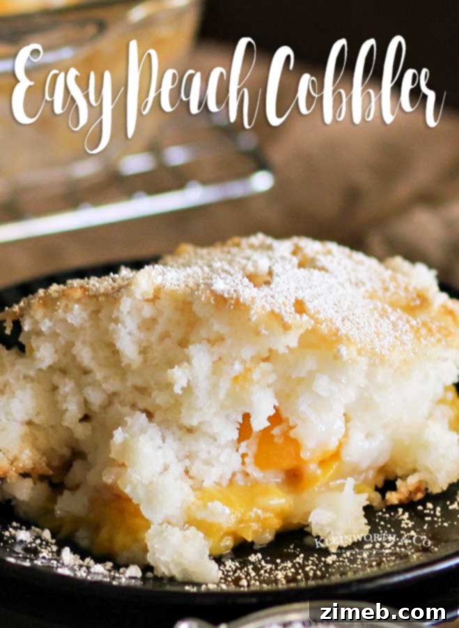 Simple Peach Cobbler 15 Easy Peach Cobbler