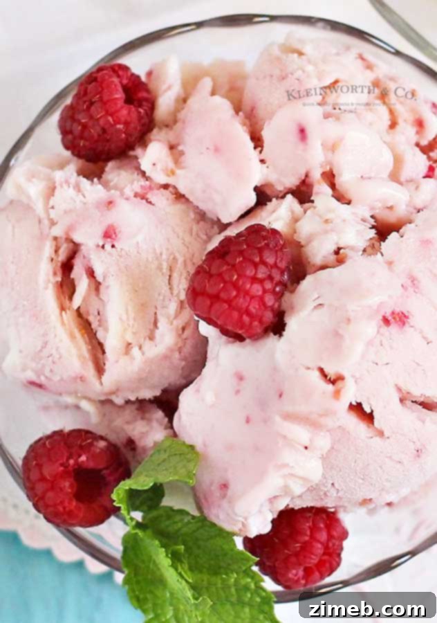Dreamy Raspberry White Chocolate FroYo 7 Easy dessert recipe - Raspberry White Chocolate Frozen Yogurt for any occasion