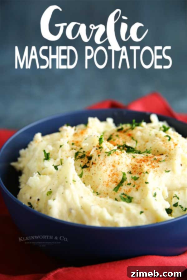 Garlicky Potato Perfection 15 Garlic Mashed Potatoes, a perfect comforting side dish