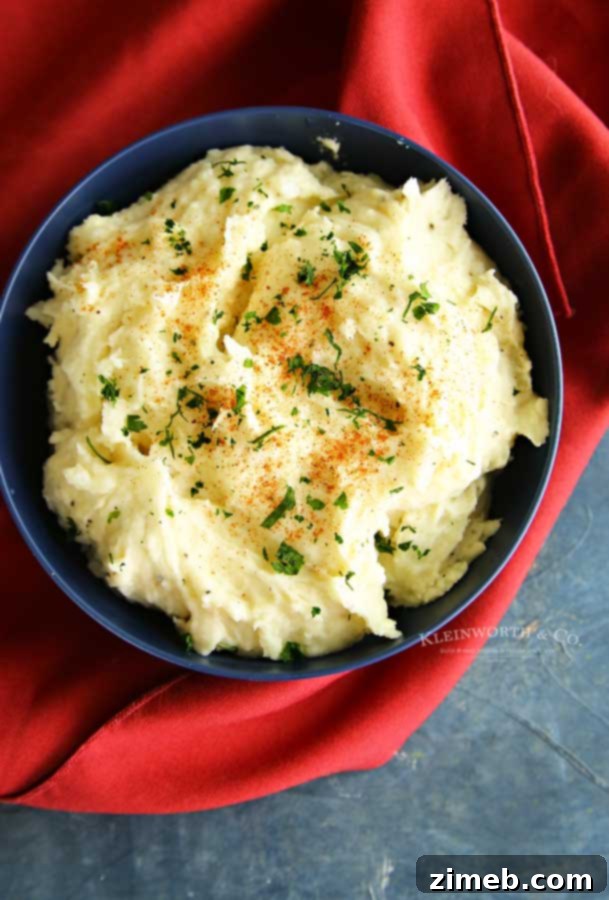 Garlicky Potato Perfection 3 Side dish - Creamy Garlic Mashed Potatoes, ideal for family dinners or holiday gatherings