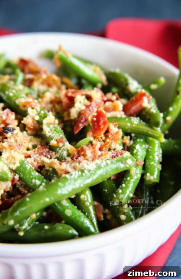 Savory Bacon and Garlic Green Beans 3 How to make Bacon & Garlic Green Beans - simple steps for a flavorful side dish.