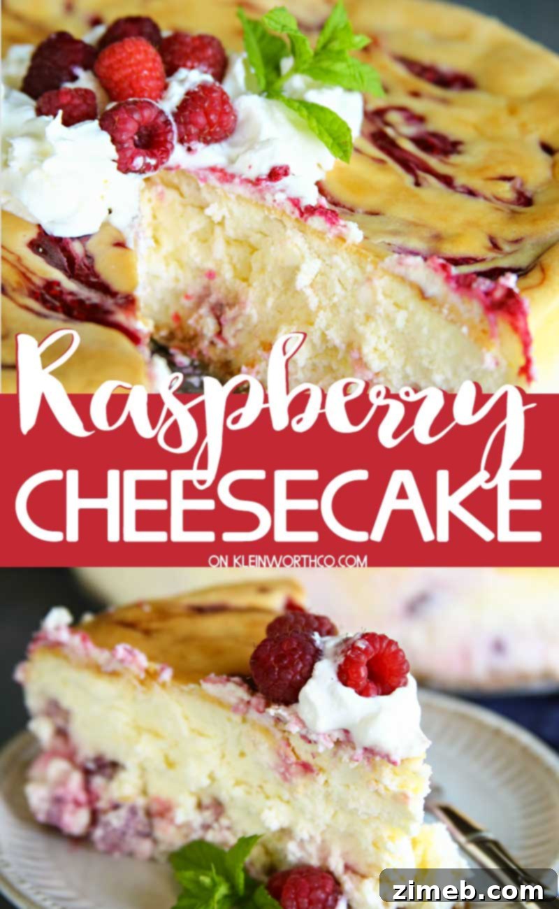 Decadent Raspberry Cheesecake 2 Raspberry Cheesecake Recipe
