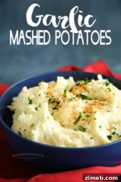 Creamy Garlic Mashed Potatoes recipe