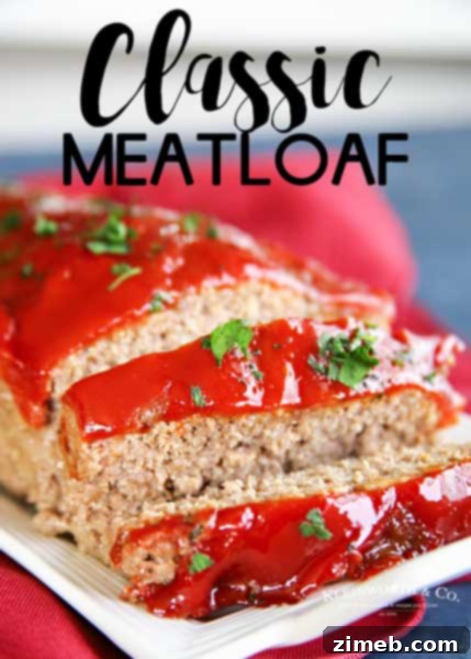 Classic Meatloaf Recipe, perfect with gravy