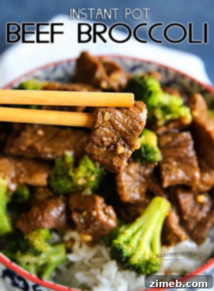 Instant Pot Beef Broccoli
