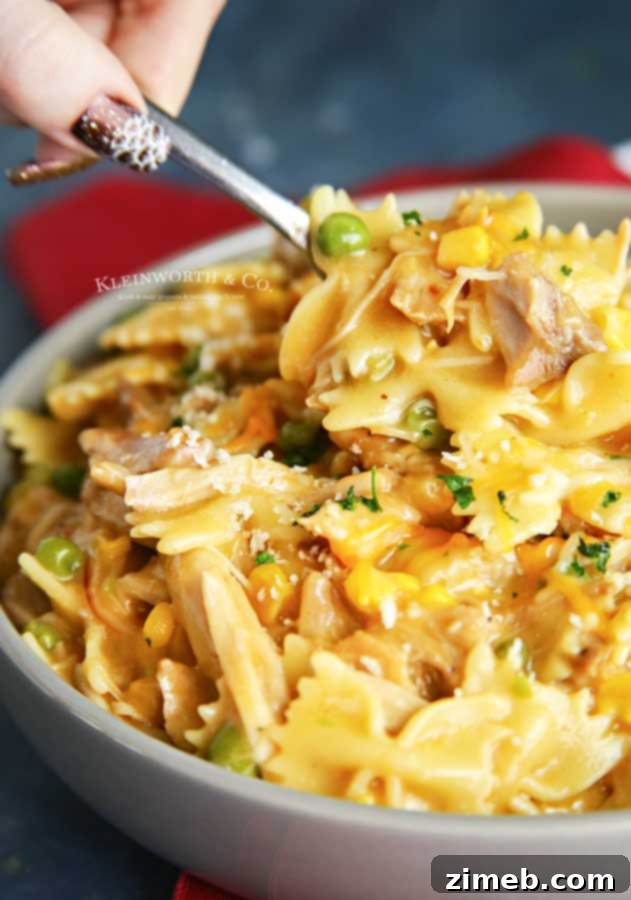 Ultimate Instant Pot Chicken Noodle Casserole 6 15 minute dinner - Instant Pot Chicken Noodle Casserole recipe idea