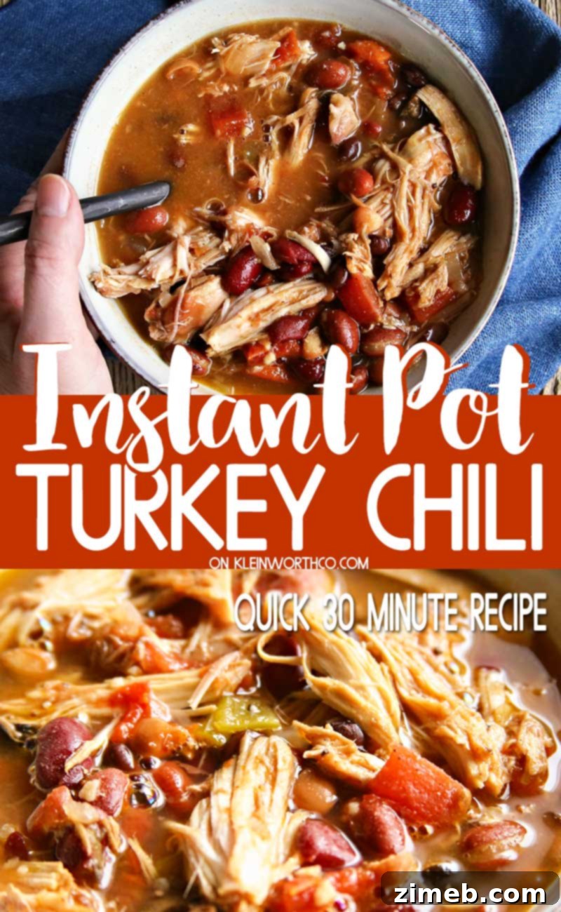 Turkey Chili for Slow Cooker Instant Pot and Stovetop 22 Instant Pot Turkey Chili for Quick Meals