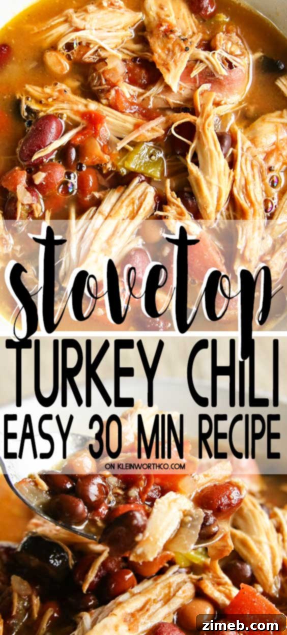 Turkey Chili for Slow Cooker Instant Pot and Stovetop 23 Stovetop Turkey Chili Fast 30 Minute Recipe