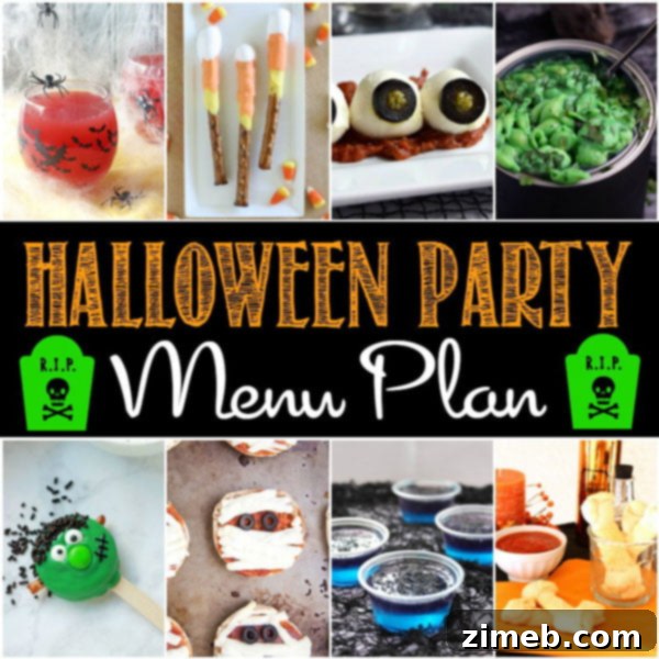 Best Halloween Party Menu Plan