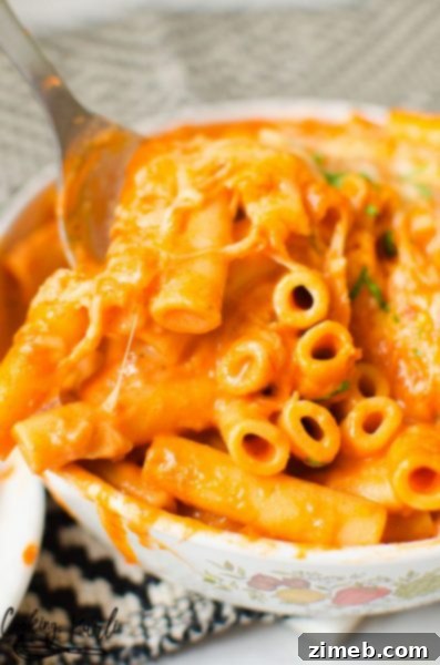 Effortless Instant Pot Meals 6 Dump and Start Instant Pot Creamy Ziti, a cheesy pasta dish