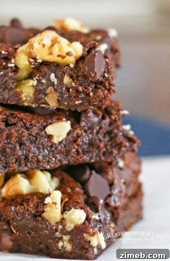 Ultimate Nutella Brownies 9 best chocolate brownies - Triple Chocolate Brownies