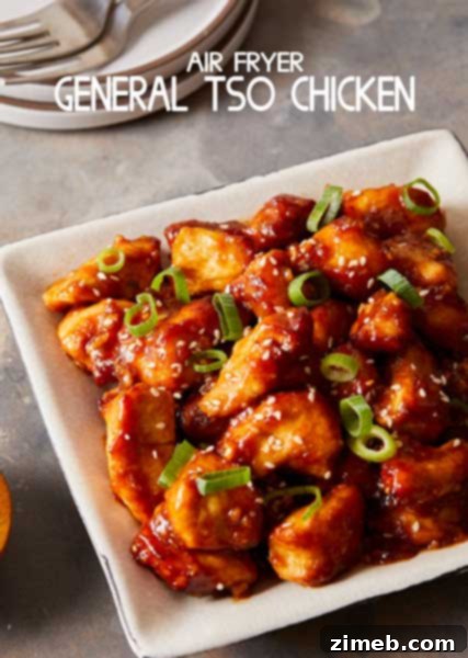 Easy General Tso’s Chicken - Air Fryer Recipe