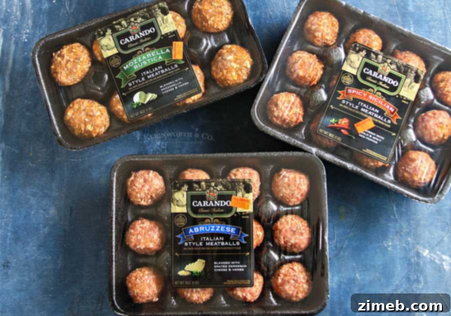 Meatball Sub Melts 4 Carando Meatballs for Oven Baked Meatball Sandwiches