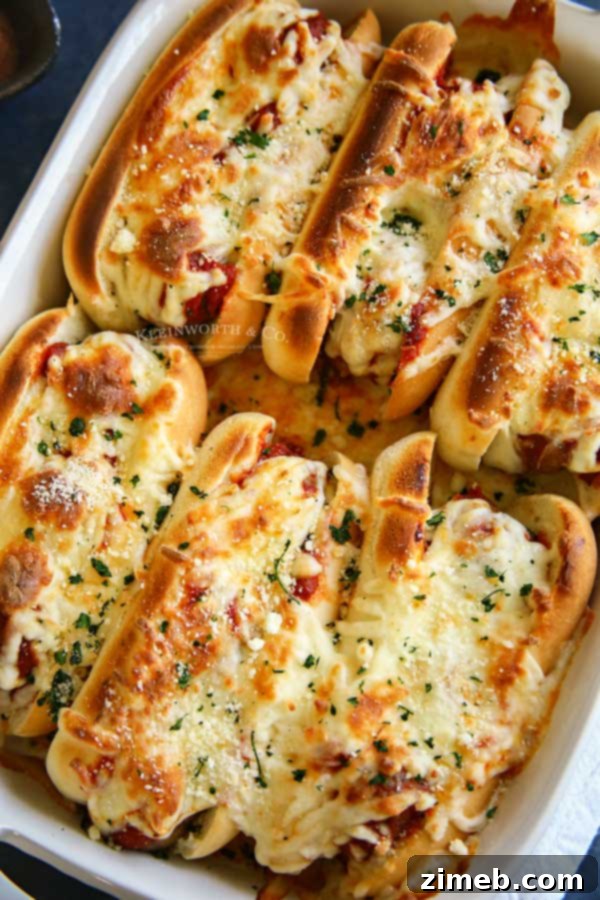 Meatball Sub Melts 6 How to make Baked Meatball Sandwiches step-by-step