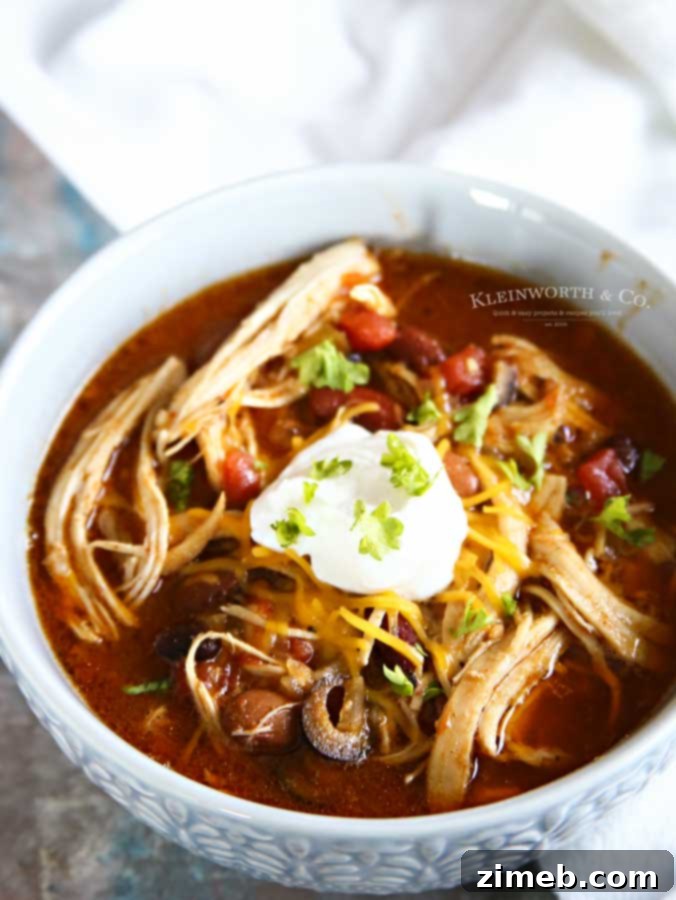 Hearty Instant Pot Chicken Chili 3 Instant Pot Chicken Chili Recipe - quick and effortless dinner solution