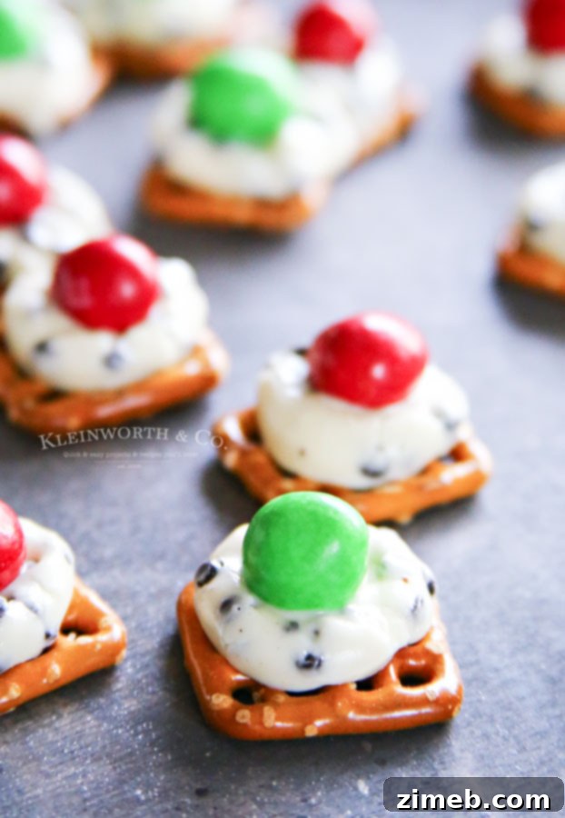 Gooey Rolo Pretzel Delights 5 Easy Holiday Cookies & Cream Pretzels - a delightful alternative