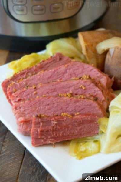 Incredibly Easy Instant Pot Corned Beef and Cabbage – A traditional comfort meal made simple and quick in your Instant Pot.