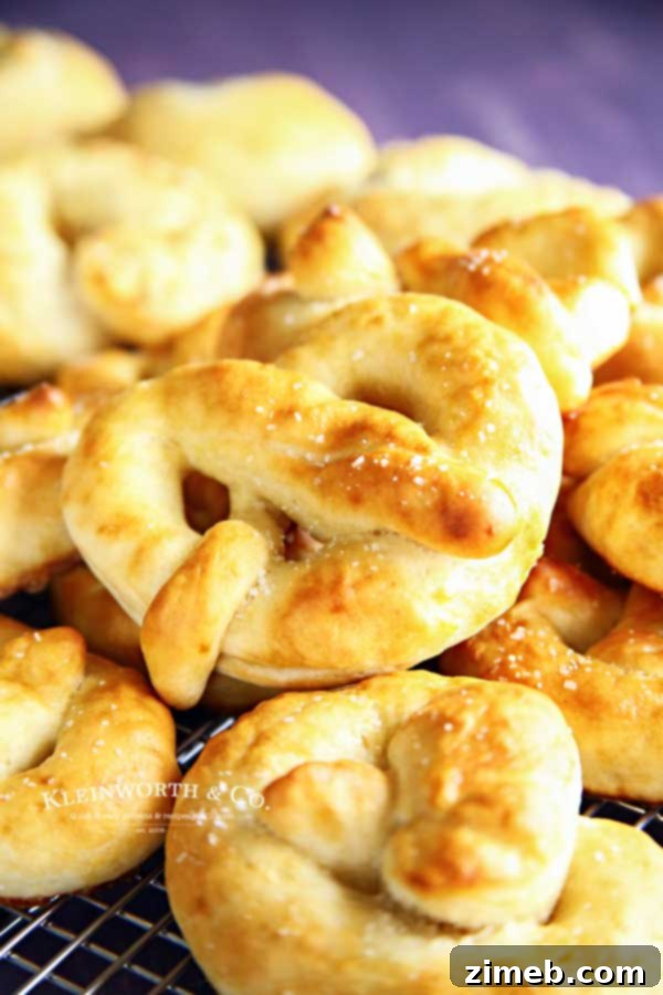Three-Ingredient Pretzel Perfection 7 Freshly baked Soft Pretzels recipe