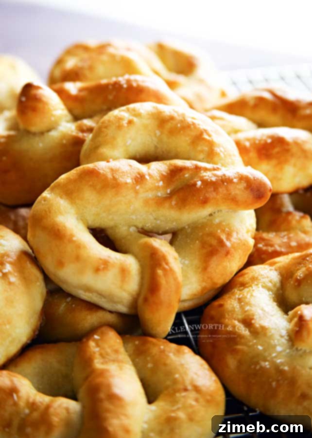 Three-Ingredient Pretzel Perfection 8 Homemade soft pretzels ready to eat