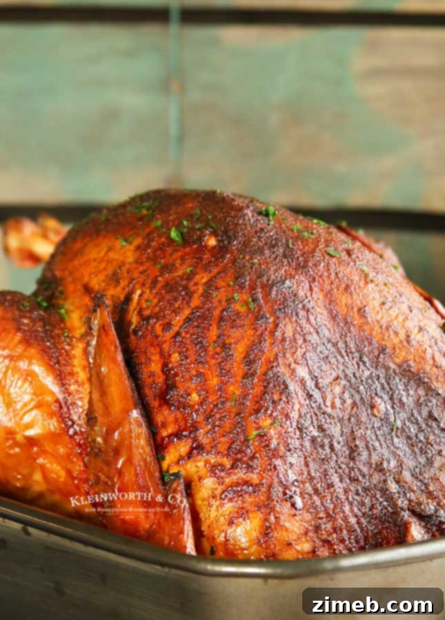 Applewood Smoked Turkey on the Traeger 4 Easiest Smoked Turkey Recipe - Applewood Flavored on Traeger