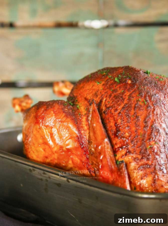 Applewood Smoked Turkey on the Traeger 7 Pellet Grill Applewood Smoked Turkey - Traeger Recipe