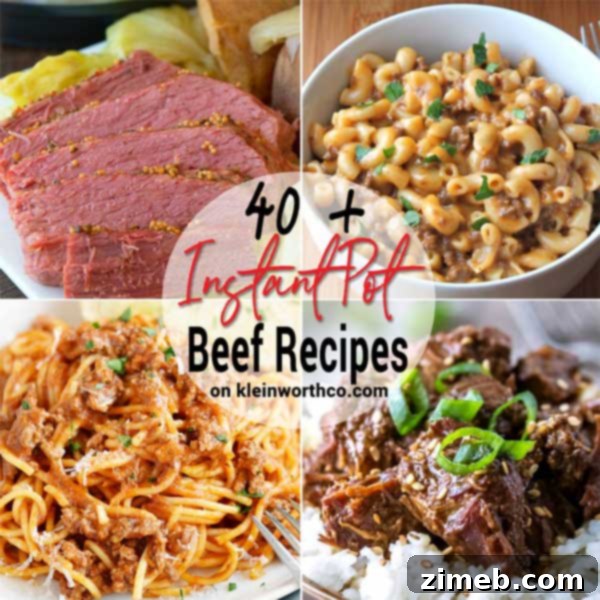Unlock Delicious Instant Pot Pork 46 Over 40 Easy & Delicious Instant Pot Beef Recipes