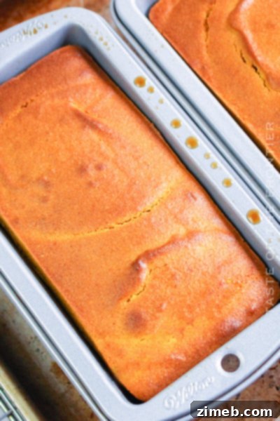 Air Fryer Pumpkin Bread - a quick and easy pumpkin dessert.
