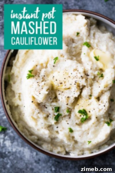 Stress-Free Thanksgiving: Pressure Cooker Feasts 11 Creamy Parmesan Instant Pot Mashed Cauliflower