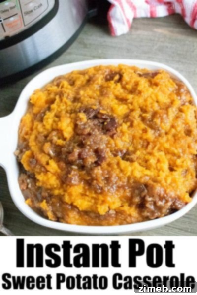 Stress-Free Thanksgiving: Pressure Cooker Feasts 17 Instant Pot Sweet Potato Casserole