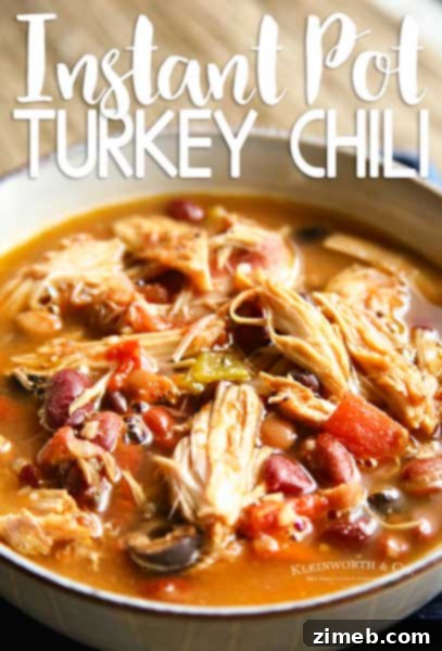 Stress-Free Thanksgiving: Pressure Cooker Feasts 19 Instant Pot Turkey Chili