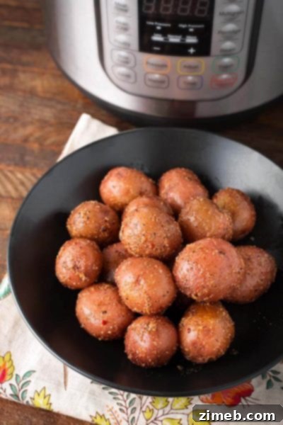 Stress-Free Thanksgiving: Pressure Cooker Feasts 35 Instant Pot Baby Potatoes