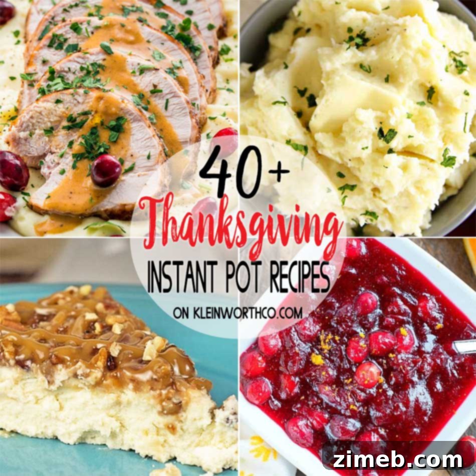 Stress-Free Thanksgiving: Pressure Cooker Feasts 42 Thanksgiving Instant Pot Recipes