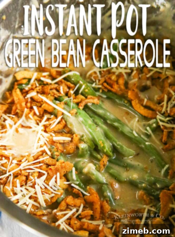 The Ultimate Instant Pot Green Bean Casserole 8 Instant Pot Green Bean Casserole with Crispy Onions