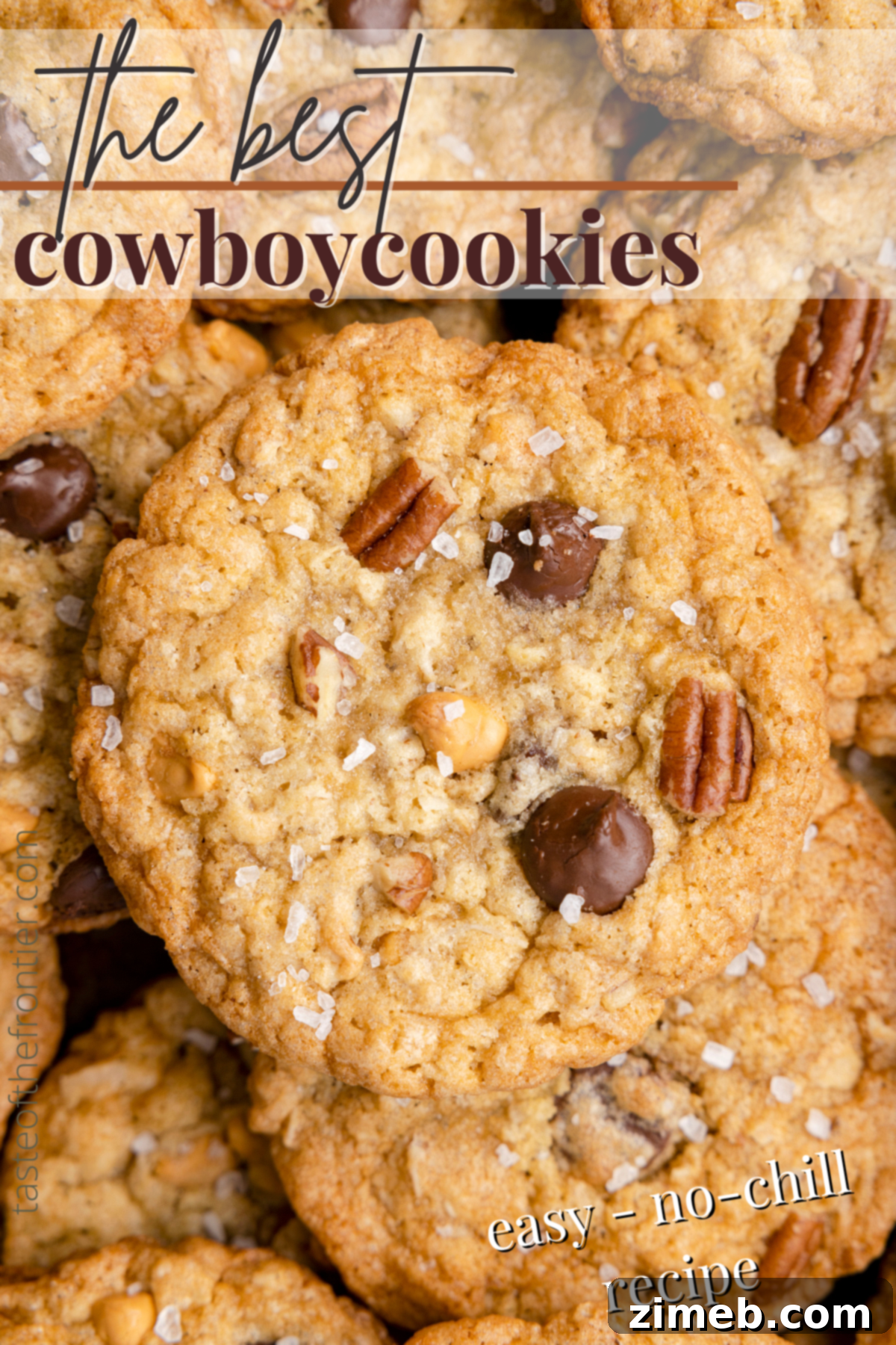 Best Ever Cowboy Cookies - Pin for later