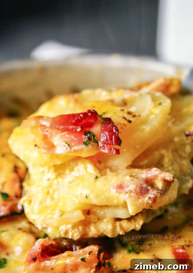 Effortless Scalloped Potatoes 8 Holiday Side Dish - Easy Scalloped Potatoes - Creamy and cheesy