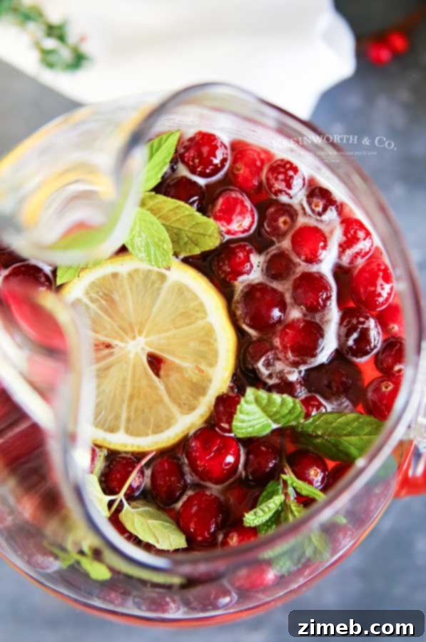 Thanksgiving Holiday Party Punch, suitable for festive family gatherings.