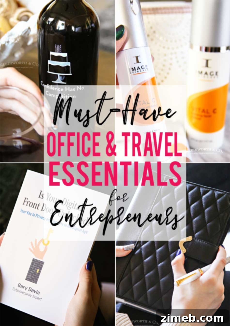 Elevate Your Hustle: Indispensable Office And Travel Tools for Entrepreneurs 2 PIN - Must-Have Office & Travel Essentials for Entrepreneurs: Unwind & Recharge