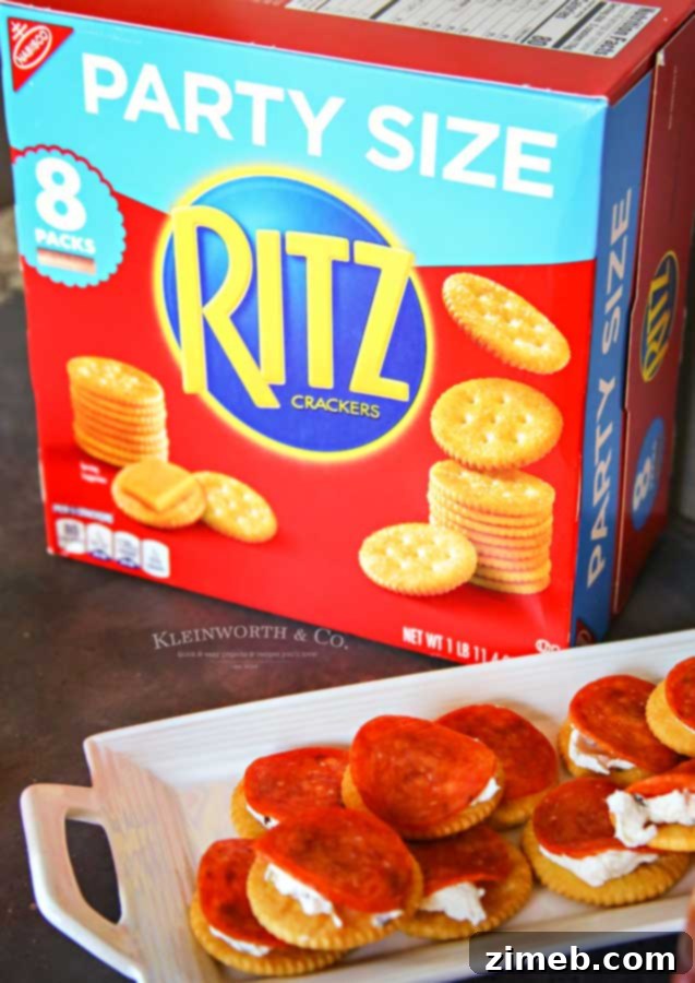 Quick Crowd-Pleasing Party Bites 5 RITZ - Easy Party Snack Ideas