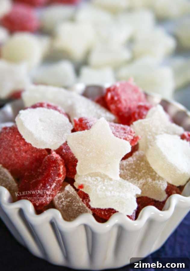Chewy Gems 7 Christmas Candy - Easy Homemade Gumdrops for festive occasions