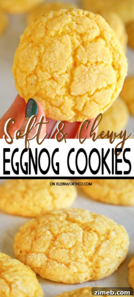 Delicious Soft & Chewy Eggnog Cookies for the Holidays