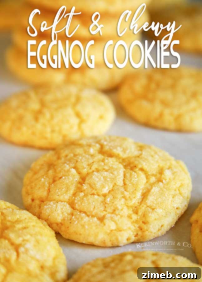 Eggnog Cookies - a classic holiday dessert
