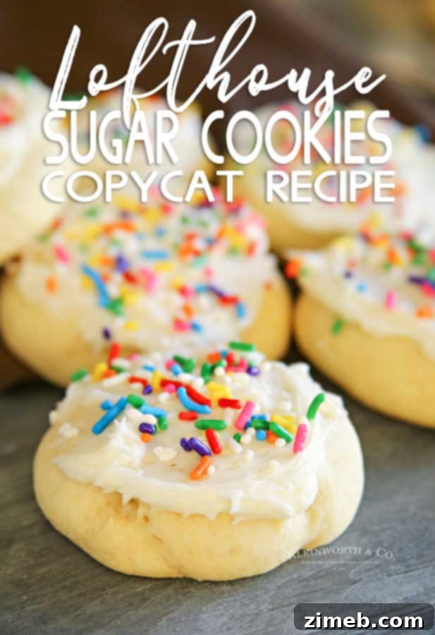 Birthday Lofthouse Sugar Cookies - Copycat Recipe