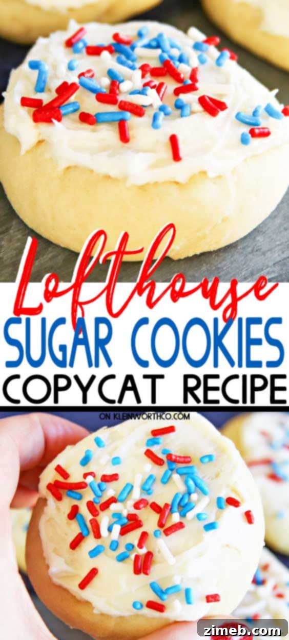 4th of July - Lofthouse Sugar Cookies - Copycat Recipe